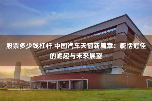 股票多少钱杠杆 中国汽车天窗新篇章：毓恬冠佳的崛起与未来展望