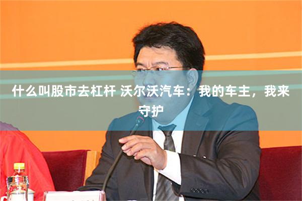 什么叫股市去杠杆 沃尔沃汽车：我的车主，我来守护
