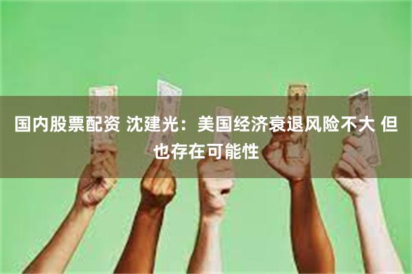 国内股票配资 沈建光：美国经济衰退风险不大 但也存在可能性